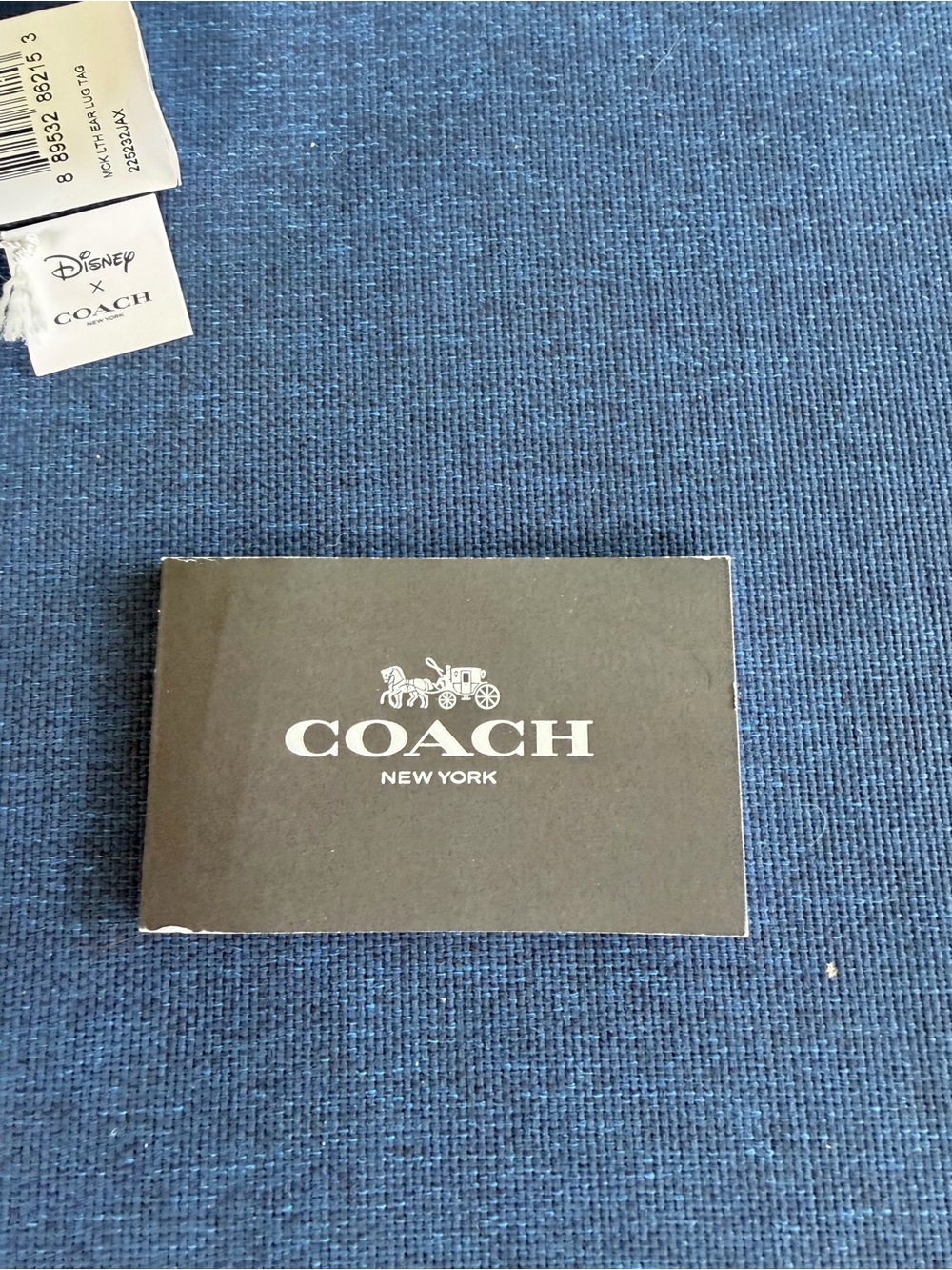 Coach x Disney Mickey Mouse Leather Luggage Tag – Rare Collector Piece ✨🏰 - Picture 5 of 8